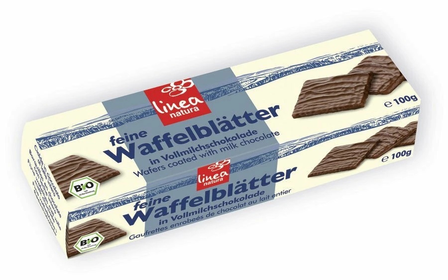 Linea Natura Waffelblätter Vollmilch, 100 G Packun 3 Linea Natura Waffelblätter Vollmilch, 100 G Packun