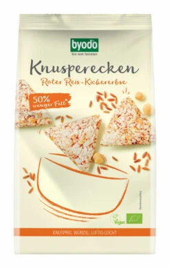 Byodo Knusperecken Roter Reis-Kichererbse, 90 Gr P