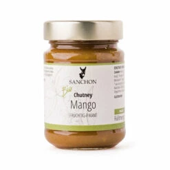Sanchon Mango Chutney, 200 Gr Glas