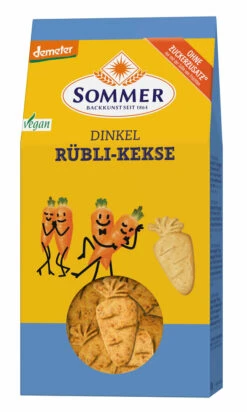 Sommer & Co. Dinkel-Rübli-Kekse, 150 G Packung