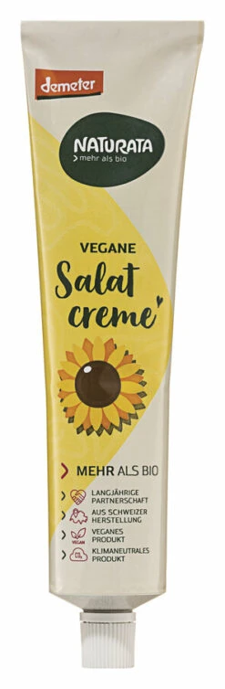 Naturata Vegane Salatcreme Ohne Ei, 190 Ml Tube