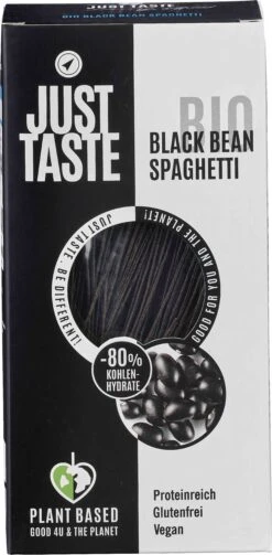 Just Taste Black Bean Spaghetti, 250 Gr Packung