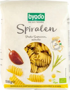 Byodo Spiralen, 500 Gr Packung -hell-