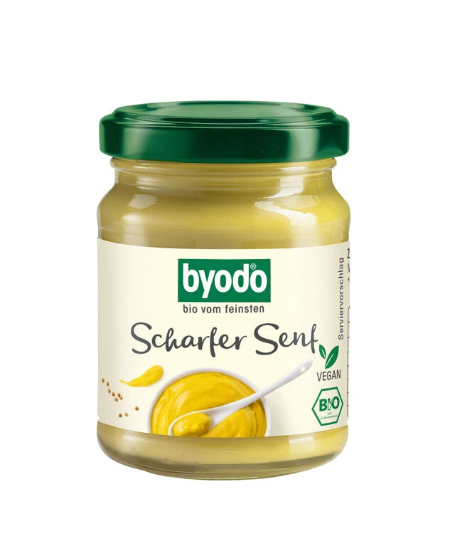 Byodo Scharfer Senf, 125 Ml Glas 3 Byodo Scharfer Senf, 125 Ml Glas