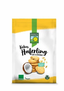 Bohlsener Mühle Kokos Haferlinge, 125 G Packung