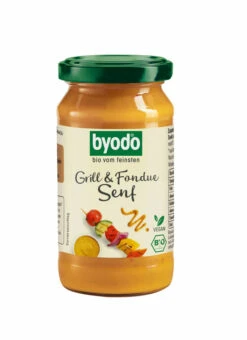Byodo Grill & Fondue Senf, 200 Ml Glas
