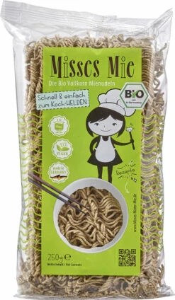 Misses & Mister Mie Vollkorn-Mie Nudeln, 250 Gr Packung