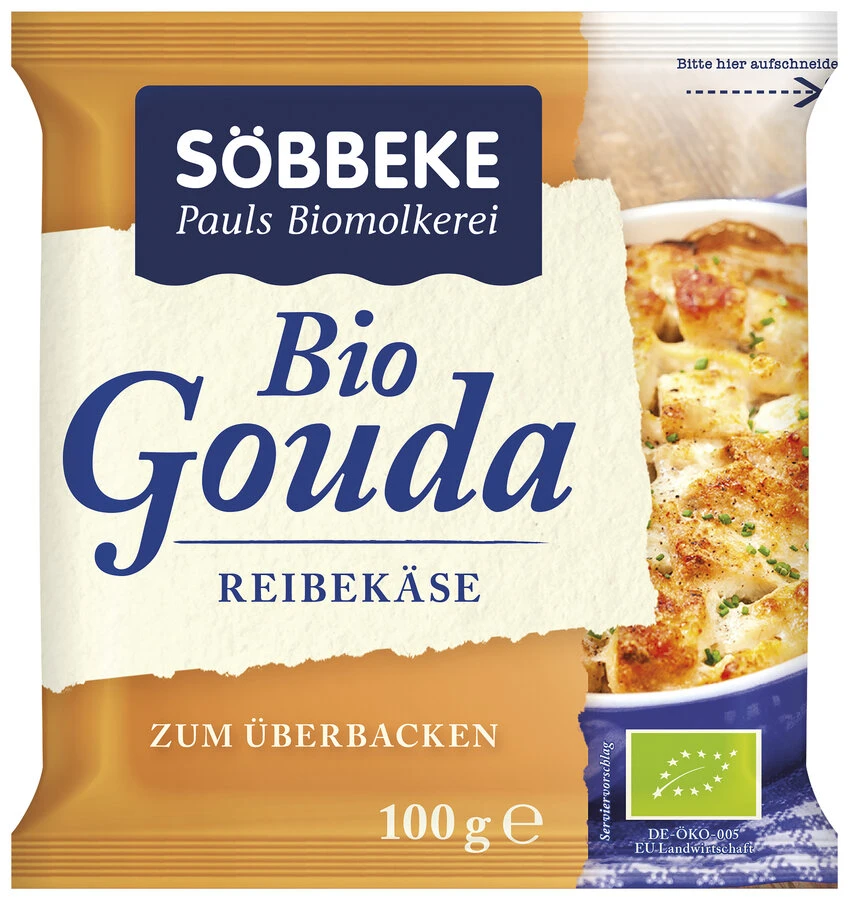 Söbbeke Gouda Gerieben, 100 G Beutel 3 Söbbeke Gouda Gerieben, 100 G Beutel