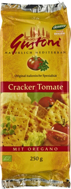 Gustoni Cracker Tomate Mit Oregano, 250 G Packung