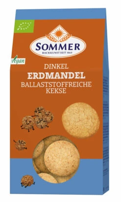 Sommer & Co. Dinkel Erdmandel Kekse, 150 G Packung