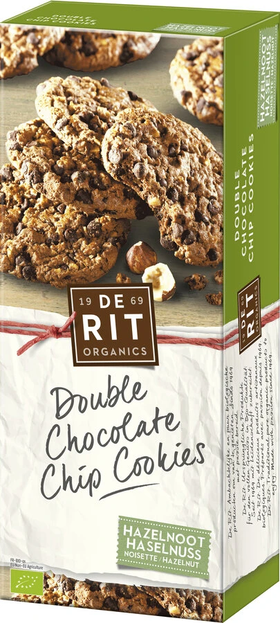 De Rit Double Chocolate Chip Cookies Haselnuss, 17 3 De Rit Double Chocolate Chip Cookies Haselnuss, 17