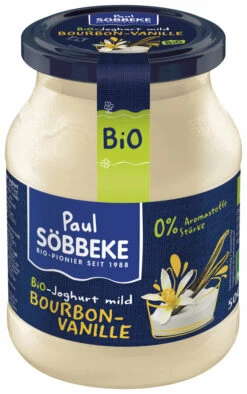 Söbbeke Joghurt Vanille, 500 Gr Glas