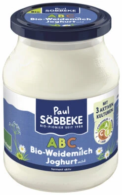 Söbbeke ABC-Joghurt Aktiv Natur, 500 G Glas