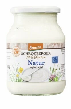 Schrozberger Milchbauern Naturjoghurt Mild, 500 G