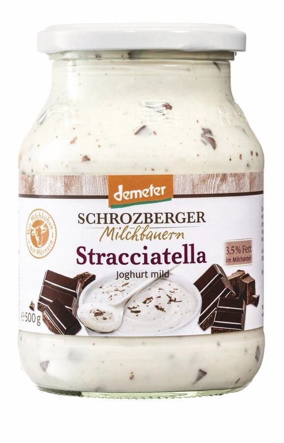 Schrozberger Milchbauern Joghurt Stracciatella, 50 3 Schrozberger Milchbauern Joghurt Stracciatella, 50