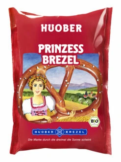 Huober Brezel Prinzess-Brezel Salz, 125 G Packung