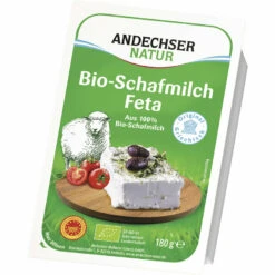 Andechser Natur Schafsmilchfeta, 180 G Packung