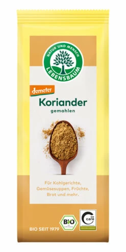 Lebensb Koriander, Gemahlen, 40 Gr Packung