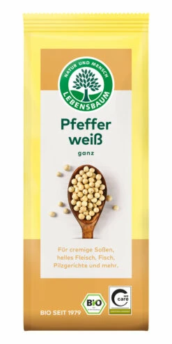 Lebensb Pfeffer Weiß, Ganz, 50 Gr Packung
