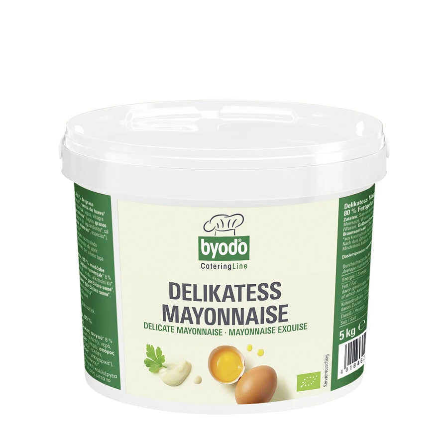 Byodo Delikatess Mayonnaise, Mit Ei, 5 Kg Eimer 3 Byodo Delikatess Mayonnaise, Mit Ei, 5 Kg Eimer