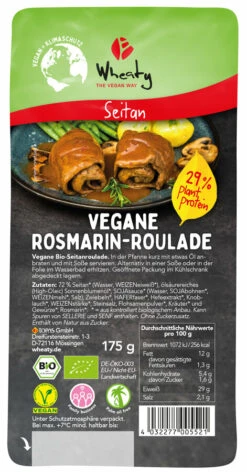 Wheaty Wheaty Veganbratstück Rosmarin-Roulade, 175