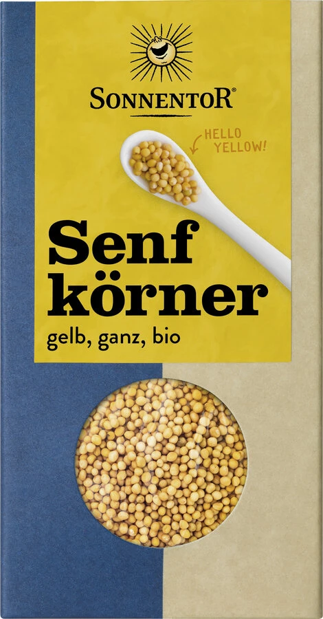 Sonnentor Gelbsenfkörner, 120 Gr Packung 3 Sonnentor Gelbsenfkörner, 120 Gr Packung