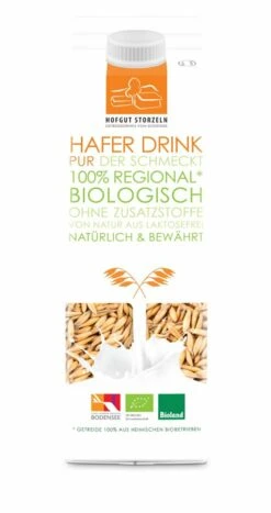 Hofgut Storzeln Hafer Drink Natur Pur, 1 Ltr Packu